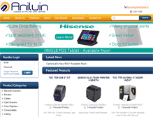 Tablet Screenshot of aniluin.com